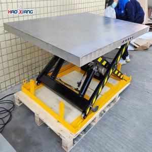 Wholesale Anti Skid 10T Stationary Scissor Lift Platform With 4650mm Max Height from china suppliers