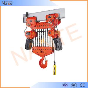 Wholesale Light Weight 2 Ton / 5 Ton Electric Hoist Trolley With Safety Hook from china suppliers