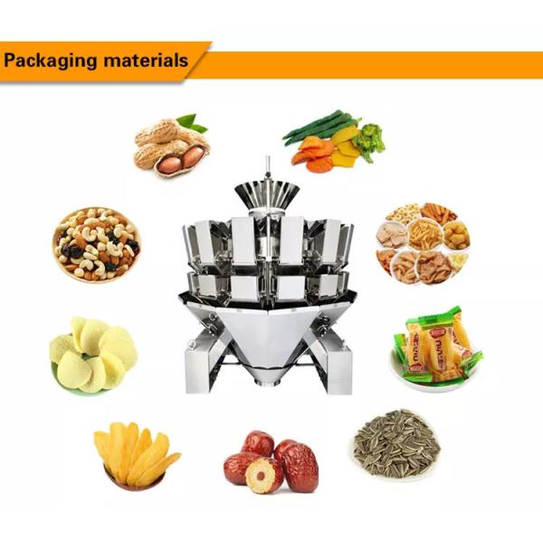 10/14 Heads Multi Head Combination Weigher For Dry Fruit Candy Snack