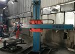 Stainless Steel Automatic Metal Polishing Machine For Tank Top Head / Cone