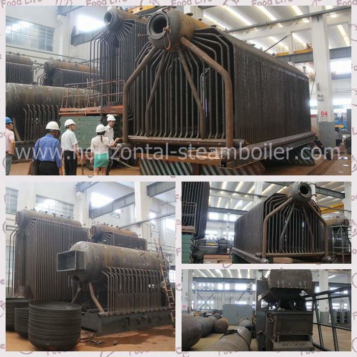 Assembled Coal Fired Central Heating Boilers Natural Circulation
