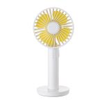 Rechargeable Handy Fan with 3 Speed Level & Makeup Mirror