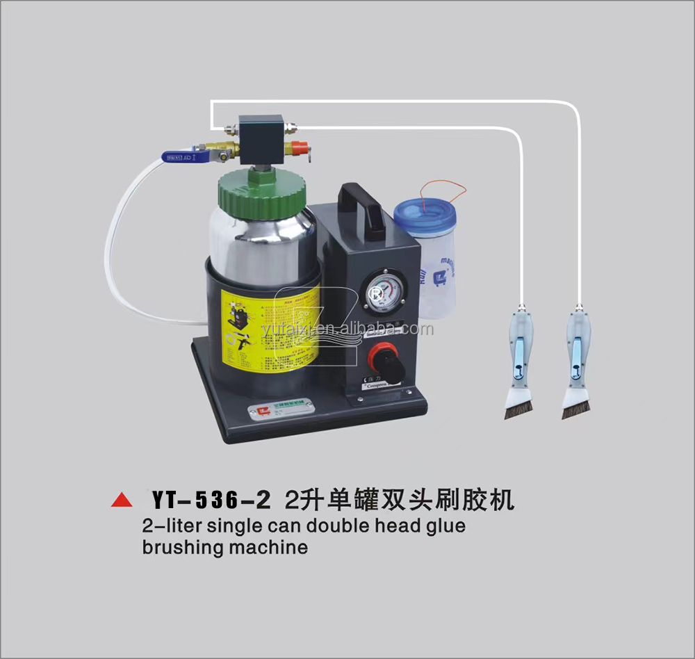 Semi Automatic Pneumatic Gluing Machine For Shoes Leather Paper Goods