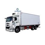 Insulated Transport Truck 10tons 6*4 Refrigerated Truck Freezer Truck For Sale