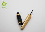 Special Shape Cosmetic Packaging Tubes Plastic Material Made With Golden Cap