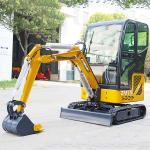 Small Hook Machine Crawler Micro Digger Mini Excavators 2.5Ton Agricultural Mini