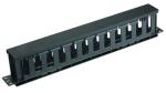 High Performance 1U Rack Mount Cable Management , Amp Cable Management With