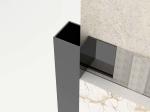 Bright Gold Stainless Steel Outside Corner Trim 2.5m