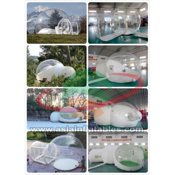 PVC Inflatable Transparent Bubble House Tent For People Have A Camping In Outdoor