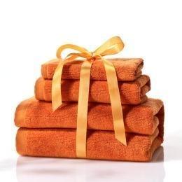 Wholesale Orange Cotton Towel Set for Hotel & Home Use with Small & Big Size Towels from china suppliers