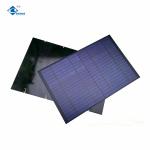 ZW-340220 Black PET Photovoltaic Solar Panel 18V Lightweight Thermal Solar Panel