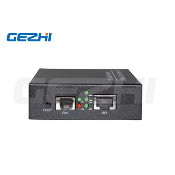 Rj45 Copper To 10gbase-X Sfp+ Fiber Media Converter Fcc For Ethernet