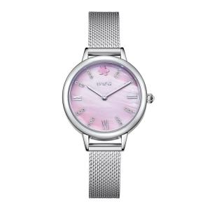 Wholesale Alloy MOP Dial Steel Mesh Band Watch Women With Japan Quartz Movement from china suppliers