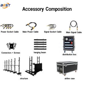 Mobile Interactive LED Rental Display Advertising Signage Cloud Control Tiled