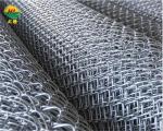 2mtr X 25mtr Galvanised Chain Link Fencing 50mm X 50mm Mesh 9 Gauge