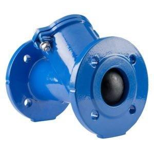 Wholesale DN50 Flanged End Carbon Steel PN40 Din Standard Ball Type Flange Check Valve from china suppliers