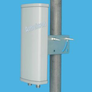 Wholesale 3300-3800MHz 2x15dBi Directional Panel Antenna 802·16 wireless antenna wimax antenna from china suppliers
