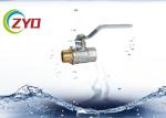Forged Brass Bronze Ball Valve , 1 / 2” - 4” Threaded Bonnet Brass Water Valve