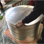 Chemical / Food Silver AA3003 Aluminum Disc , Aluminum Wafer CC DC Material