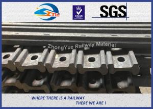 Wholesale 45# 50# 4 / 6 Hole 136 RE Railroad Joint Bars Angle Bars With Hole Spacing from china suppliers