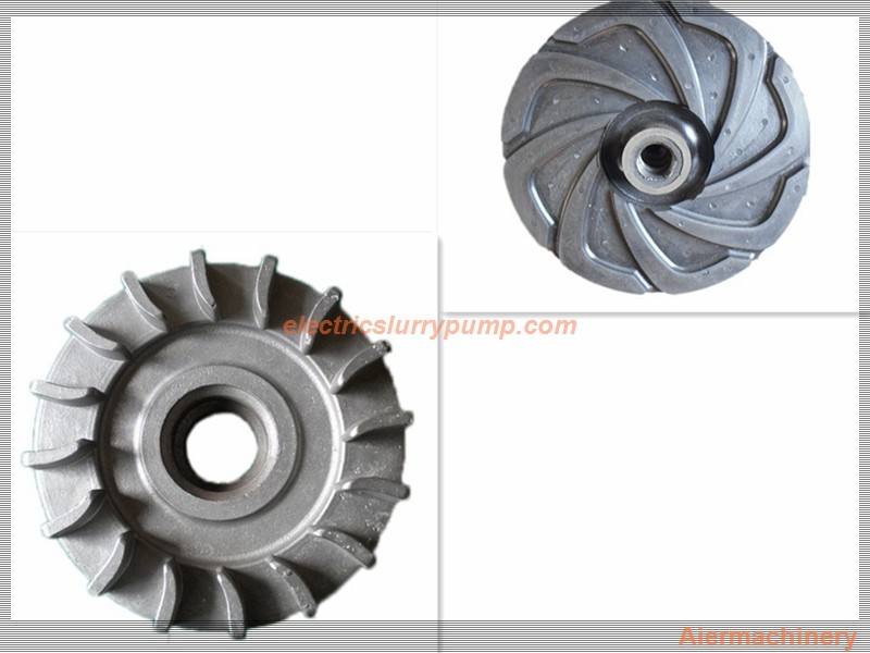 Wear Resistant Centrifugal Slurry Pump Impeller High Chrome cast iron, rubber parts