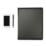 A4 Leather Business Folder , Professional Leather Portfolio Binder