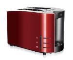 Anti Slip Feet Stainless Steel Electric Bread 2 Slice Toaster 6 Time Setting