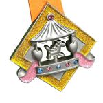 10KM Glitter Children Virtual Running Medals Souvenir Finisher Award