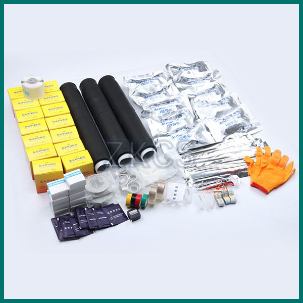 Professional Grade Black Cold Shrink Joints for Single & 3 Core Middle Voltage Polymeric Cables