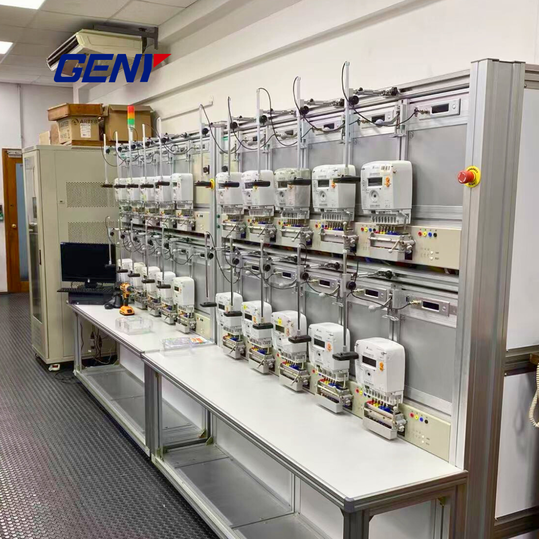 High Stability Three Phase Programmable Meter Test Bench