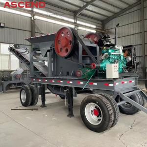 Wholesale PE 150x250 Mobile Gold Copper Iron Diesel Engine Portable Jaw Crusher from china suppliers
