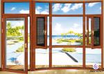Heat Insulation 6063-T5 Aluminium Windows And Doors With Stainless Steel