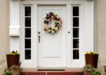 Unique Solid Wood Front Doors Villa Europe Style Single Glazed / Double Glazed