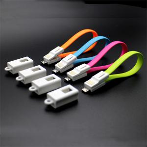Wholesale Key chain Micro USB Male to USB 2.0 Male Data Sync/Charging Cable 20cm for android phones from china suppliers