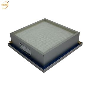 Wholesale EN1882 Pharmaceutical Gel Seal Mini Pleated Hepa Filter H13 H14 from china suppliers