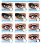 Colored Prescription Contact Lens Fresh lady Blue Grey Color Contact Lenses