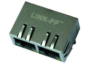 Wholesale Two Port Gigabit RJ45 Magnetics Jack With POE/POE+ LPJG26928AENL from china suppliers