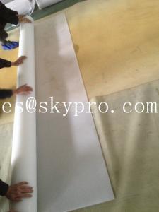 Wholesale FDA approved food grade rubber sheet roll support white / beige color. from china suppliers