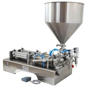 Small business automatic liquid viscous filling machine piston pump filling
