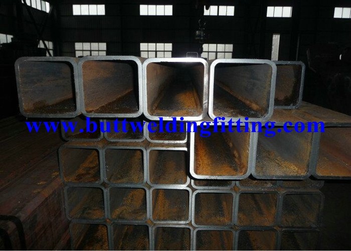 ASTM A500 GR.B MS Large Carbon Steel Pipe 75x75 , Square / Rectangular Shaped