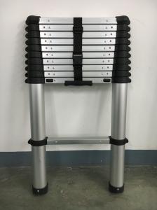 Wholesale En131 Silver 2.6m Aluminum Telescopic Extension Ladder from china suppliers