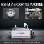 Touch Screen High Speed V Grooving Machine For Kitchen Cabinet Stainless Steel