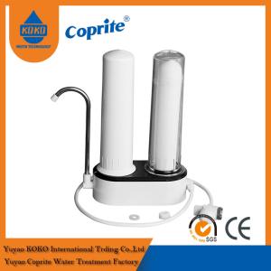 Wholesale Premium Two Stage Countertop Water Filter , Home Pure Water Filter With PP Cartridge from china suppliers
