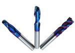 Aluminum Processing Flat Nose End Mill , Tungsten Carbide Milling Bits Anti -