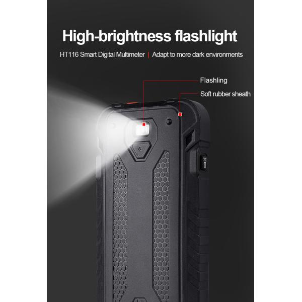 HT116 Digital Multimeter 9999 Counts Auto Range 1000V 10A Tester Meter Ohm Hz Capacitance True RMS Smart Multitester
