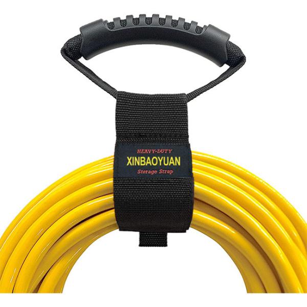 Customized Ribbon Hook And Loop Straps Velcro Carrying Straps With Handle