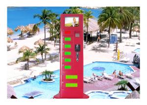 Wholesale Advertising Information Quick Cell Phone Charging Kiosk for Resorts / Tourist Attraction / Scenic Spots from china suppliers