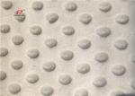 Polid Colour Warp Knit Minky Dot Plush Fabric For Baby Blanket Cloth