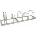 Traffic-Line 6 Space Hi-Hoop Bicycle Rack From China Metal Fabrication Factory