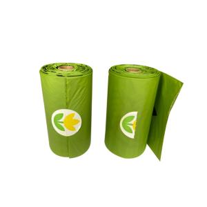 Wholesale green Biodegradable Dustbin Bags Waterproof Compostable Garbage Bags 15mic from china suppliers
